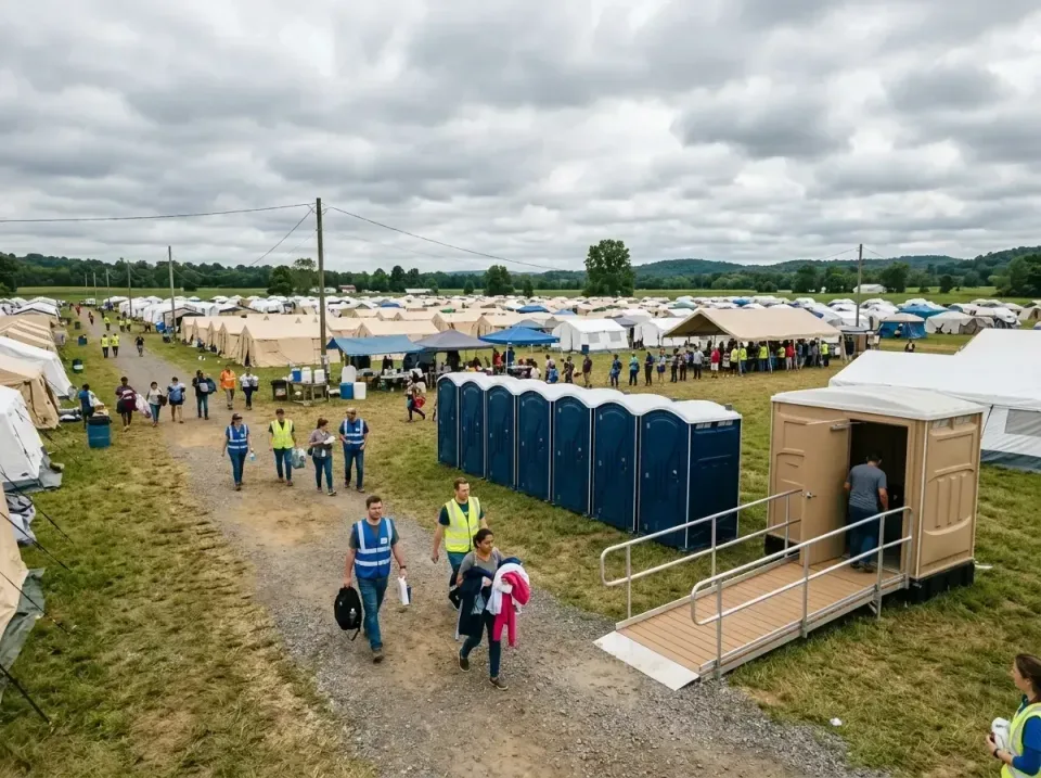 disaster-relief-camp-restrooms-010 — frequently asked questions, Dumpster & Portable Bathrooms Rental in West Liberty, IA